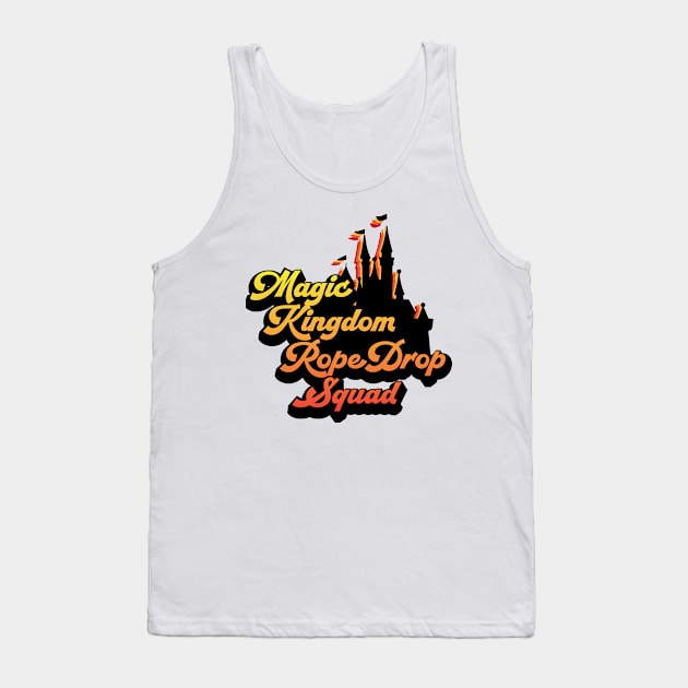 Magic Kingdom Rope Drop Squad Tank Top by WearInTheWorld